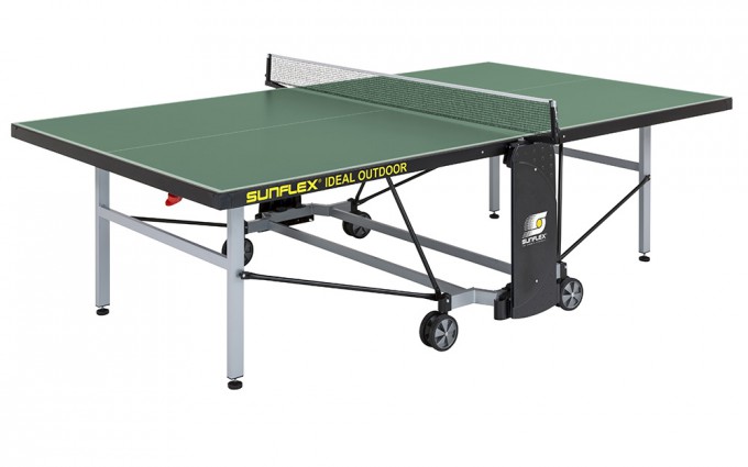 Всепогодный теннисный стол Sunflex Ideal Outdoor зеленый
