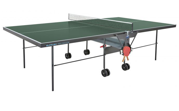 Теннисный стол для помещений Sunflex Pro Indoor зеленый
